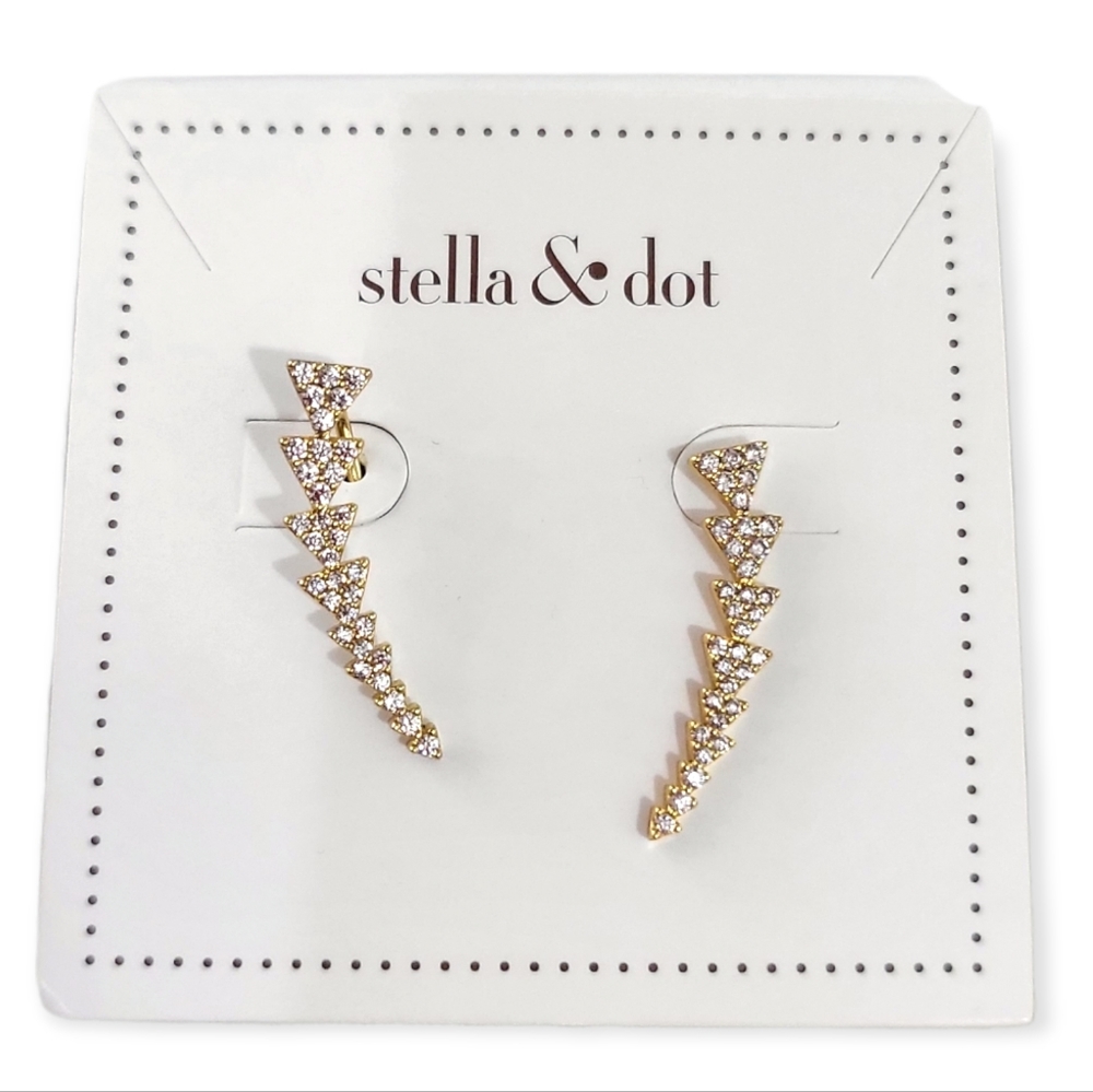 New Stella & Dot Ear Climbers Earrings